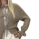 cardigan con fiocchi sul davanti doll